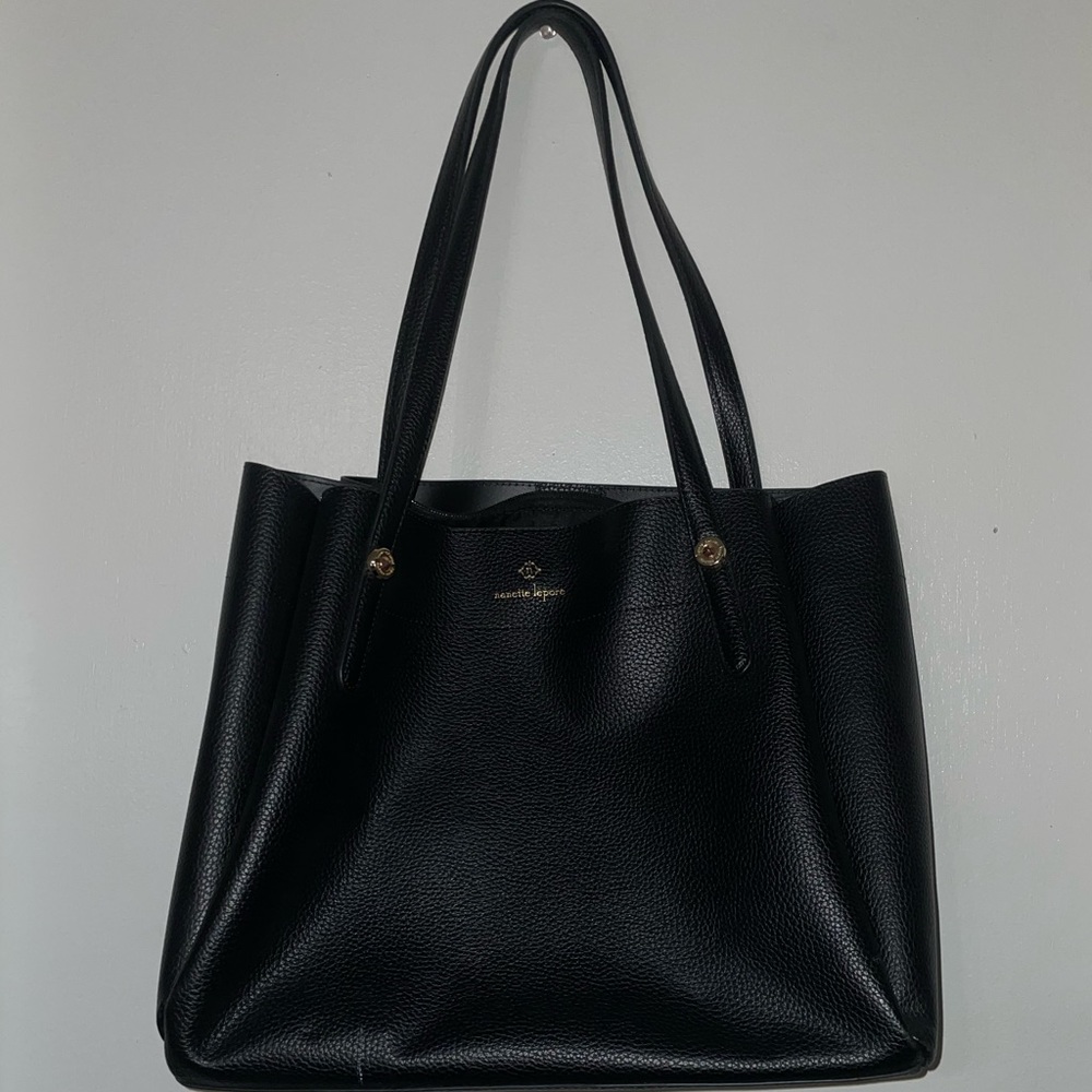 Nanette Lapore Black Leather Purse.